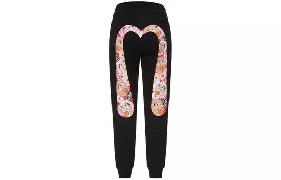 Повседневные брюки женские черные Evisu