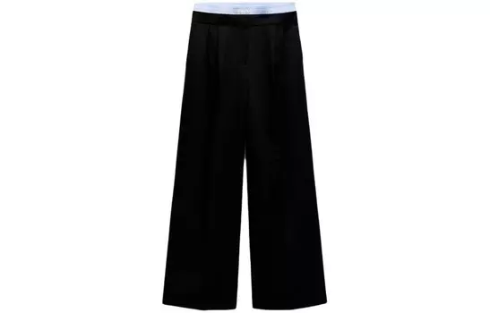 Повседневные брюки женские черные Zara
