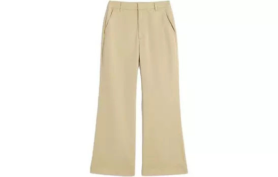 Повседневные брюки женские цвета хаки Gap