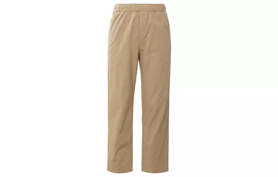 Повседневные брюки женские цвета хаки Uniqlo