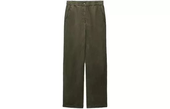 Повседневные брюки женские цвета хаки Zara