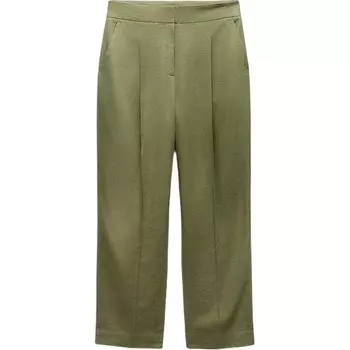 Повседневные брюки женские цвета хаки Zara