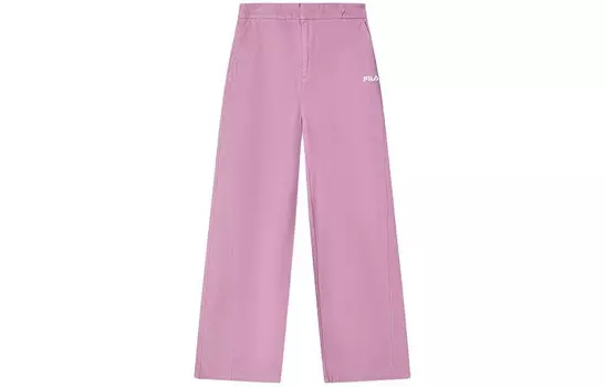 Повседневные брюки женские фиолетово-красные Fila