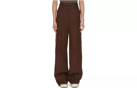 Повседневные брюки женские коричневые Rick Owens
