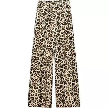 Повседневные брюки женские леопардовые Zara