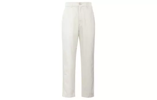 Повседневные брюки женские молочно-белые Uniqlo