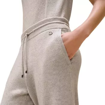 Повседневные брюки женские натурально-бежевые Hermes