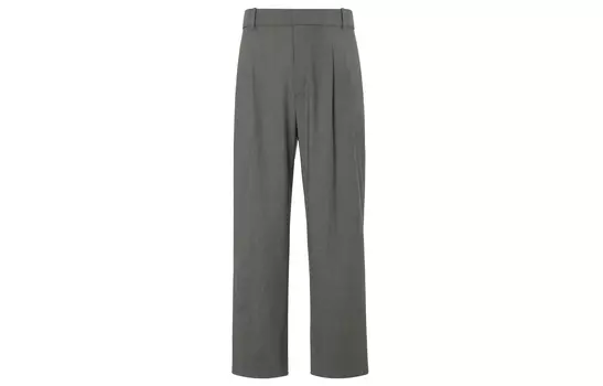 Повседневные брюки женские небесно-серые UNIQLO, Sky Gray