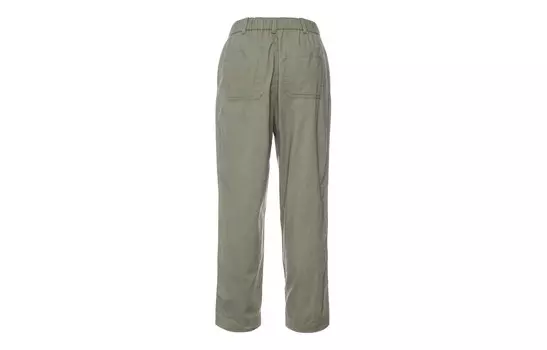 Повседневные брюки женские оливковые Uniqlo