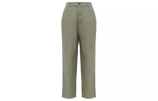 Повседневные брюки женские оливковые Uniqlo