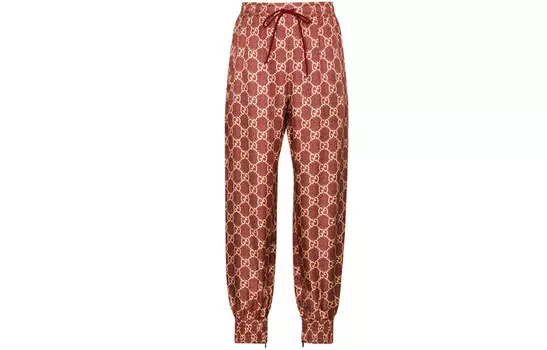 Повседневные брюки женские розовые Gucci