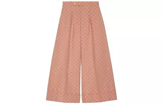 Повседневные брюки женские розовые Gucci