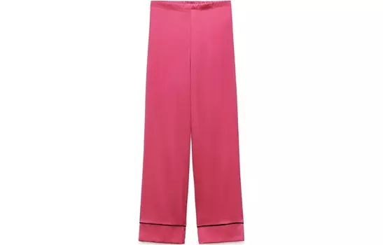 Повседневные брюки женские розовые Zara