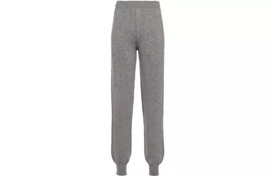 Повседневные брюки женские серые Prada