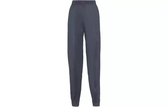 Повседневные брюки женские серые Prada