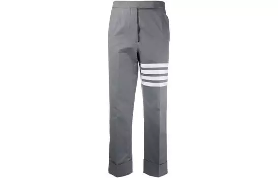 Повседневные брюки женские серые THOM BROWNE, серый