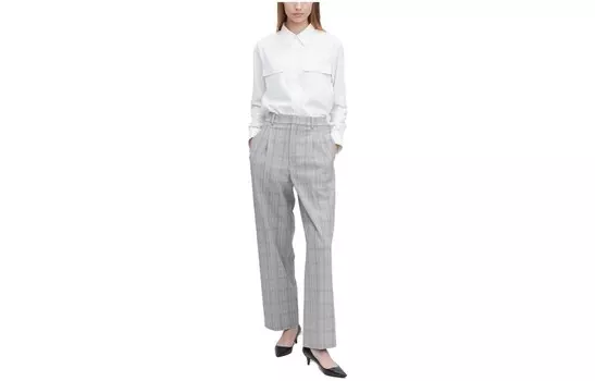 Повседневные брюки женские серые Uniqlo