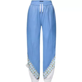 Повседневные брюки женские синие Louis Vuitton