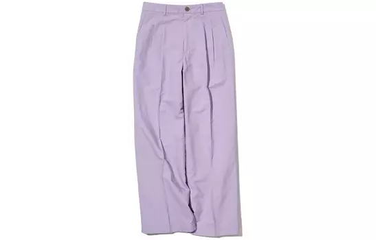 Повседневные брюки женские сиреневые Uniqlo