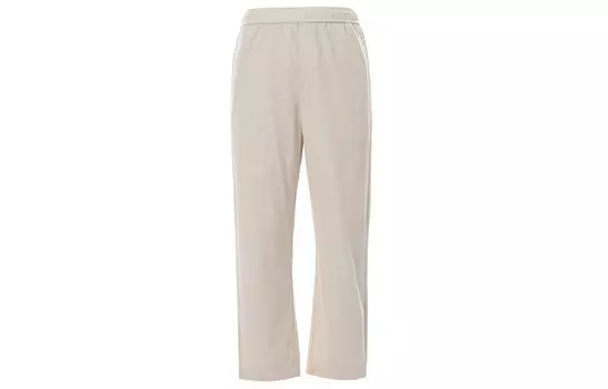 Повседневные брюки женские светло-бежевые Uniqlo