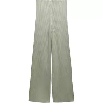 Повседневные брюки женские светло-хаки Zara