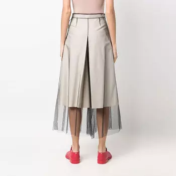 Повседневные брюки женские светло-коричневые Maison Margiela