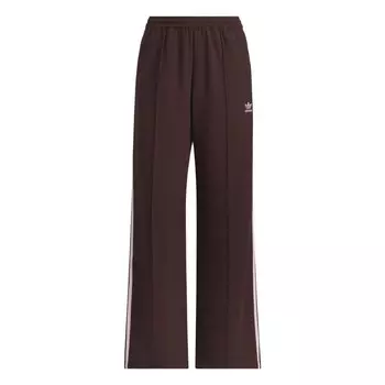 Повседневные брюки женские темно-коричневые Adidas Originals