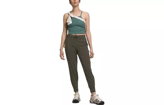 Повседневные брюки женские темно-коричневые The North Face