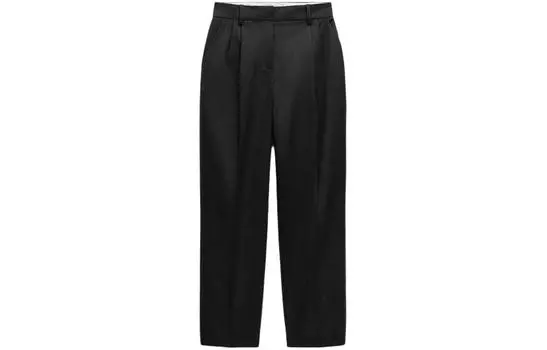 Повседневные брюки женские темно-серые ZARA, темно-серый