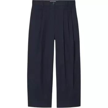 Повседневные брюки женские темно-синие Cos