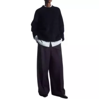 Повседневные брюки женские темно-синие Cos