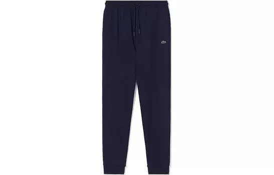 Повседневные брюки женские темно-синие Lacoste