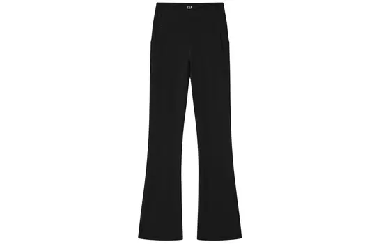 Повседневные брюки женские угольно-черные Gap