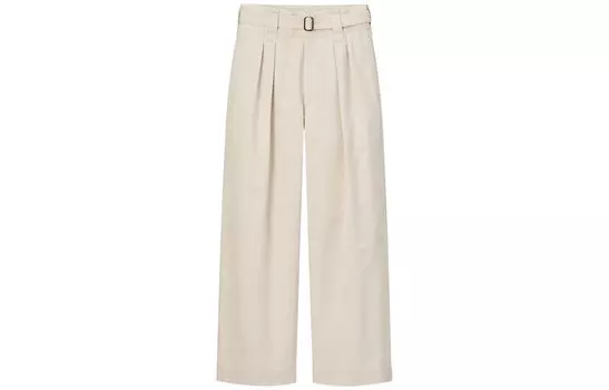 Повседневные брюки женские Uniqlo, белый