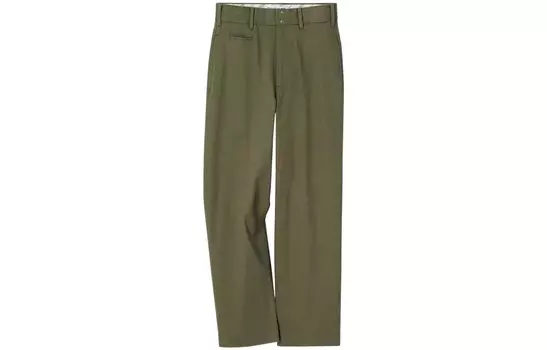 Повседневные брюки женские Uniqlo, оливковый