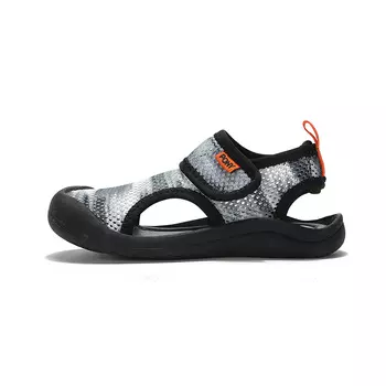 Повседневные детские сандалии детские черные/оранжевые Pony, черный