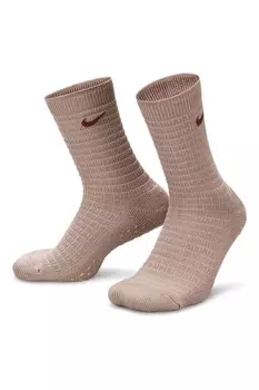 Повседневные домашние носки Dri fit Nike, коричневый