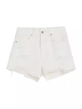 Повседневные джинсы Bershka, белый