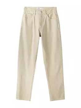 Повседневные джинсы Bershka, бежевый