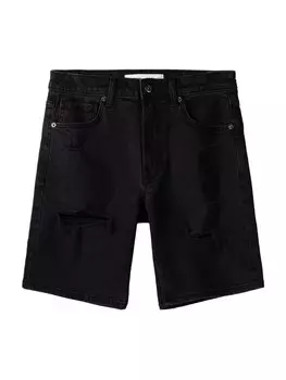 Повседневные джинсы Bershka, черный деним