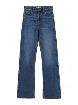 Повседневные джинсы Bershka, синий джинсовый