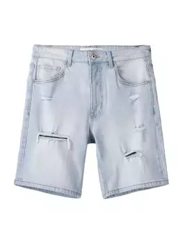 Повседневные джинсы Bershka, светло-синий