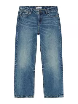 Повседневные джинсы Bershka, темно-синий