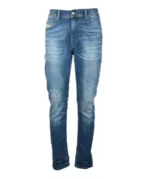 Повседневные джинсы из денима Diesel, синий