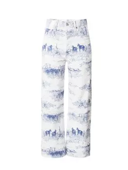 Повседневные джинсы LEVI'S RIBCAGE STRAIGHT ANKLE, белый