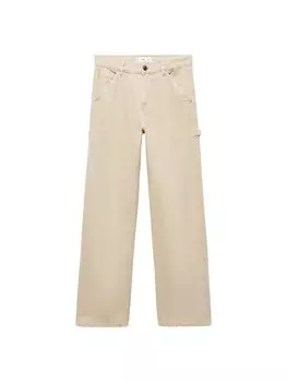 Повседневные джинсы Mango JAIONE, бежевый