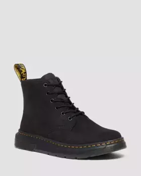 Повседневные кожаные ботинки чукка Dr. Martens Crewson Buffbuck, цвет Black — Buffbuck