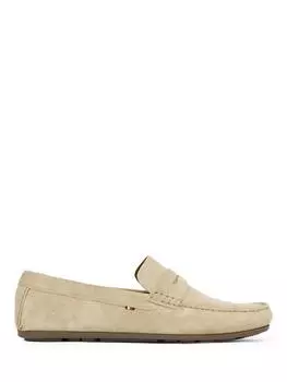 Повседневные кожаные мокасины с шипами Tommy Hilfiger, цвет Beige/Brown