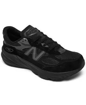 Повседневные кроссовки Big Kids 990 V6 от Finish Line New Balance, черный