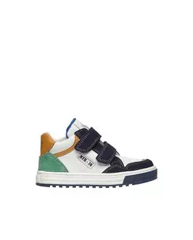 Повседневные кроссовки для мальчиков из кожи и замши длиной до щиколотки Naturino, синий